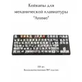 Кейкапы для механической клавиатуры PBT аниме клавиши
