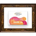 Рама багетная 24x30 для картин на холсте, пластиковая, без стекла и задника, ВсеПодрамники