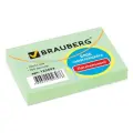 BRAUBERG Блок самоклеящийся 76х51 мм, 100 листов (122689/122692/122693) 1 шт. зеленый 8 см 75 г/м² 51 мм 76 мм 100 листов