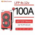 DALY SMART BMS 100A Lifepo4 4S 12V Поддержка непрерывного тока 100A с Bluetooth и функцией балансировки UART/ RS485/CAN