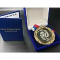 Медаль с Гравировкой на Юбилей 50 лет + именная гравировка на обороте в подарок!