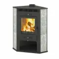 Печь-Камин ASTON 11кВт (180 м3) угловой Ø 150мм дровяная для дома