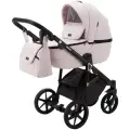 Коляска универсальная Adamex Bibione Deluxe 2 в 1, BI-SD4 - светло-розовая кожа