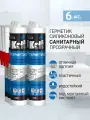 Герметик Kolt силиконовый санитарный прозрачный