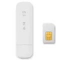 USB 4G LTE модем ZTE MF79U-SIM с разъемами для антенны и функцией Wi-Fi точки доступа сим-карта в комплекте