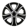Колпак колеса R-15 декор БИС ринг микс черный комплект
