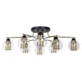 Потолочная люстра Arte Lamp MANCHESTER A7045PL-8BK E14 чёрный