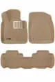 Коврики текстильные 3D Euromat для Lexus RX IV (2015-2022) / 3Д Евромат Лексус РХ, с металлическим подпятником, бежевые