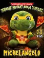 Мягкая плюшевая игрушка Микеланджело TMNT Michelangelo 20 см