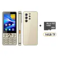 UNIWA HOPE XS24 4G сенсорный экран клавиатура телефон Android 8,1 Dual SIM 3,5 дюйма 2 ГБ + 16 ГБ 2500 мАч мобильный телефон WhatsApp телефон полутач Russian keyboard, Золотой, gold 16GB TF