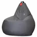 Кресло-мешок Мир Пуффов ГрушаXXXL, оксфорд темно серый, съемный чехол, для дома и кинотеатра