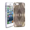 Чехол JUST CAVALLI для iPhone 5 Zebra золотистый