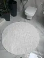 Коврик круглый для ванной и туалета 100х100 см Турция