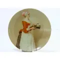 Декоративная тарелка Жан-Этьен Лиотар Шоколадница (девушка)