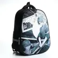 Рюкзак школьный, каркасный, 39х30х14 см Мир аниме