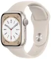 Умные часы Apple Watch Series 8 GPS 41 мм Aluminium Case with Sport Band (MNU93) S/M, starlight