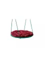 Качели гнездо 0,8 м, без оплётки, бордовая подушка
