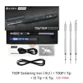 ALIENTEK T80/T80P электрический паяльник T80P and 3 Tip C2C