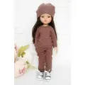 Комплект одежды и обуви для кукол Paola Reina 32 см, коричневый, белый
