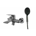 Смеситель для ванны с душем Haiba HB60816-3 пепельный