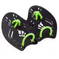Лопатки для плавания MAD WAVE Trainer Paddles Extreme, black/green