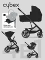 Детская коляска Cybex Balios S Lux 4в1 модульная, универсальная (2025 год), Moon Black +база Isofix