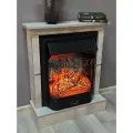 Камин электрический с эффектом пламени, с очагом Real flame Majestic Lux и порталом VITAMIN (ШхВхГ) 67х78,8х26см.