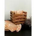 Солевая лампа с гималайской солью из бука 200х200х180, 4 кг