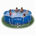 Бассейн Intex Metal Frame Pool, 3,66 м, с фильтром и насосом 28212, 6503л