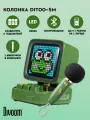 Портативная колонка с микрофоном Divoom Ditoo Mic зеленая (41000009684)