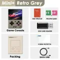 Портативная ретро игровая консоль MIYOO Mini Plus V2 Mini + IPS экран, Retro Grey, 64G(15K Games)