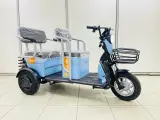 Трехколесный электроскутер (трицикл) Leopard (1200w Li-ion 60v 25Ah) светло-синий