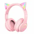 Беспроводная музыкальная гарнитура Bluetooth luminous cat ear, устанавливаемая на голову ONIKUMA B90