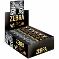 Вафли Батончик вафельный глазированный ZEBRA с изюмом и арахисом в мягкой карамели, 40 г, в шоубоксе, ЯВ252, 15 шт.