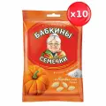 Бабкины семечки тыквы отборные с морской солью 150 г, набор из 10 шт.