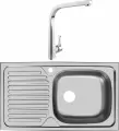 Комплект Мойка Ukinox Классика CLM760.435 ---5K 1R / Смеситель MEGA Mega MG-SUN03