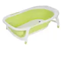 Детская ванночка Pituso 8833, складная, с отделением для принадлежностей, зеленая, 30л