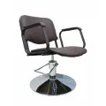 Кресло парикмахерское Kontakt диск коричневое