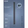 Стальной трубчатый радиатор Kohr Heim 2180/04 секции H01 с нижним подключением черный