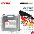 Масло моторное ROWE HIGHTEC SYNT RS C5 SAE 0W-20 (20 л)