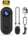 Мини-экшн-камера 4K UHD Wifi Беспроводная микрокамера Водонепроницаемая