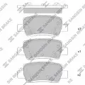 Колодки тормозные KIA SELTOS 19- задние