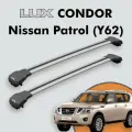 Багажник LUX CONDOR для Nissan Patrol (Y62) 2010-н. д, серебристый