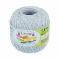 Пряжа ALPINA LENA 100% мерсеризованный хлопок 50 г 280 м №40 серо-голубой