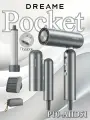 Dreame Фен для волос Pocket-AHD51 1300 Вт, скоростей 110000, кол-во насадок 2, серый
