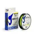 Плетеный шнур Daiwa J-Braidx4E, 0.07 мм, 2.6 кг, 135 м, желтый