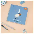 Блокнот для зарисовок 150x150мм, 60л MESHU Quack-Quack (120 г/кв. м, спираль, soft-touch) (MS_53040), 20шт.