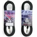 Кабель аудио 1xJack - 1xJack AuraSonics J63J63TRSG-6BK 6.0m