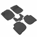 Коврики салона для Volkswagen Polo (20-), резина, с перемычкой, 5 шт.
