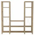 Стеллаж деревянный напольный IKEA Ivar 174х30х179 см, 13 полок, сосна
